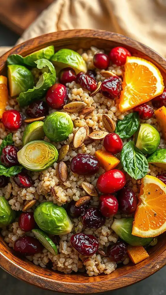 barley salad with cranberries
