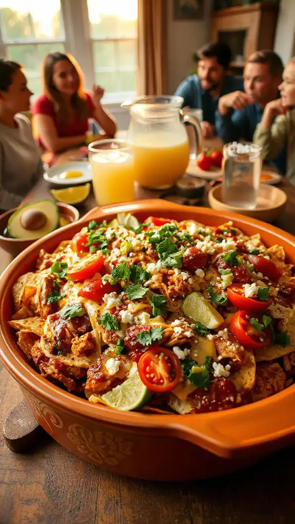 bbq chicken taco casserole
