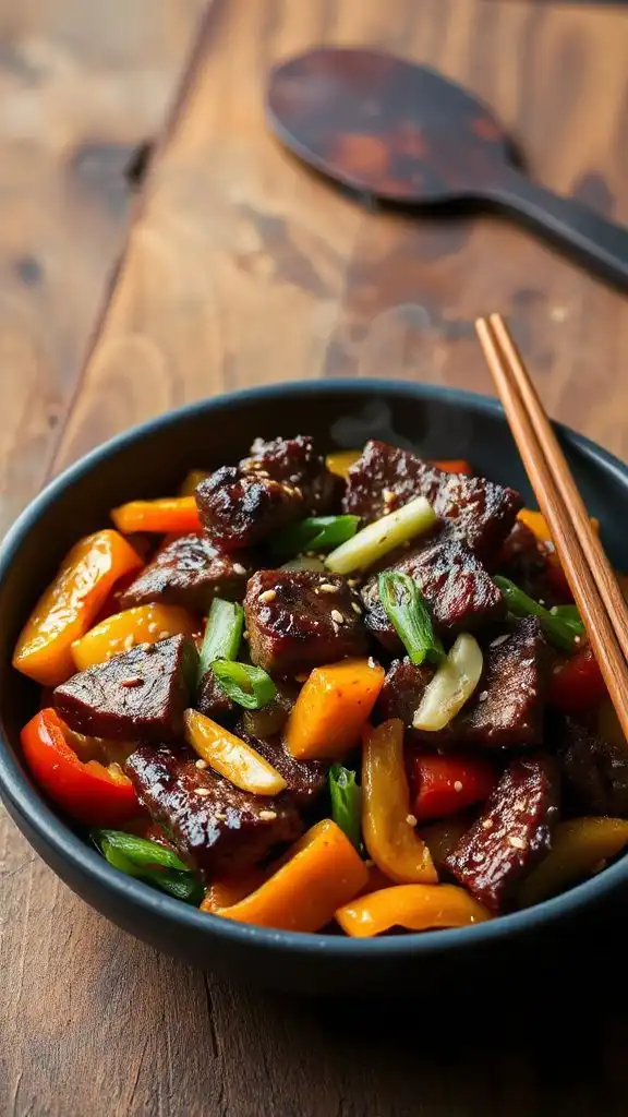 beef stir fry with ginger
