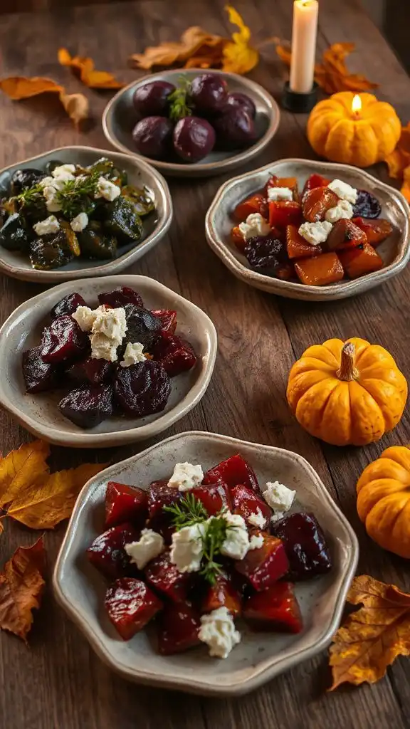beet and goat cheese dinners