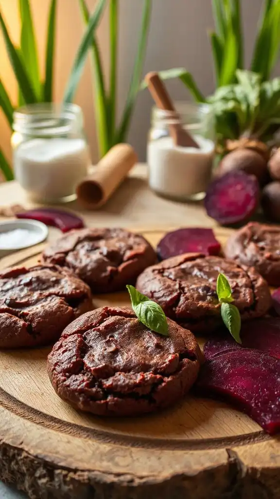 beet infused chocolate cookie recipe