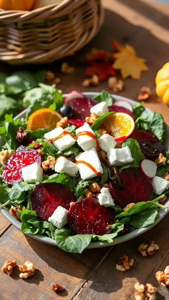 beets goat cheese autumn delight