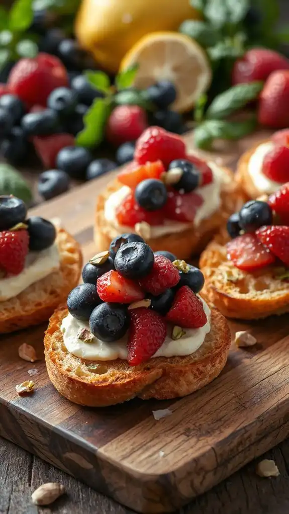 berry brie pistachio delight