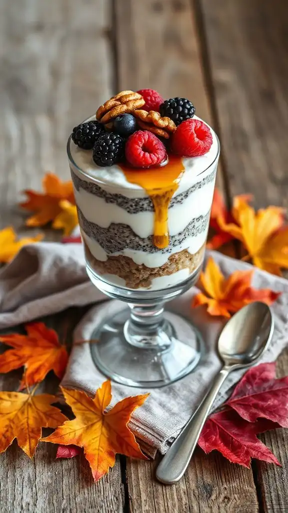 berry chia yogurt delight