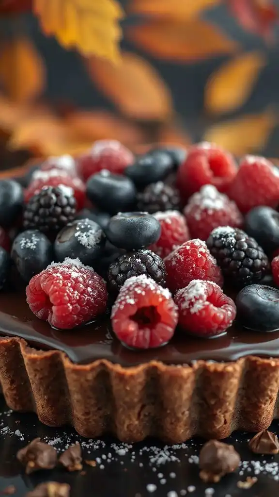 berry chocolate tart recipe