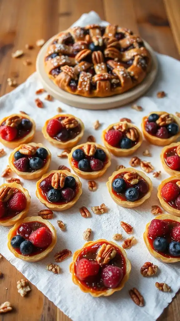 berry pecan tart delight