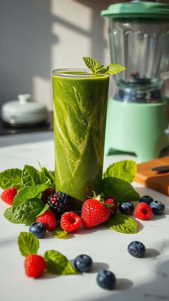 berry spinach smoothie recipe