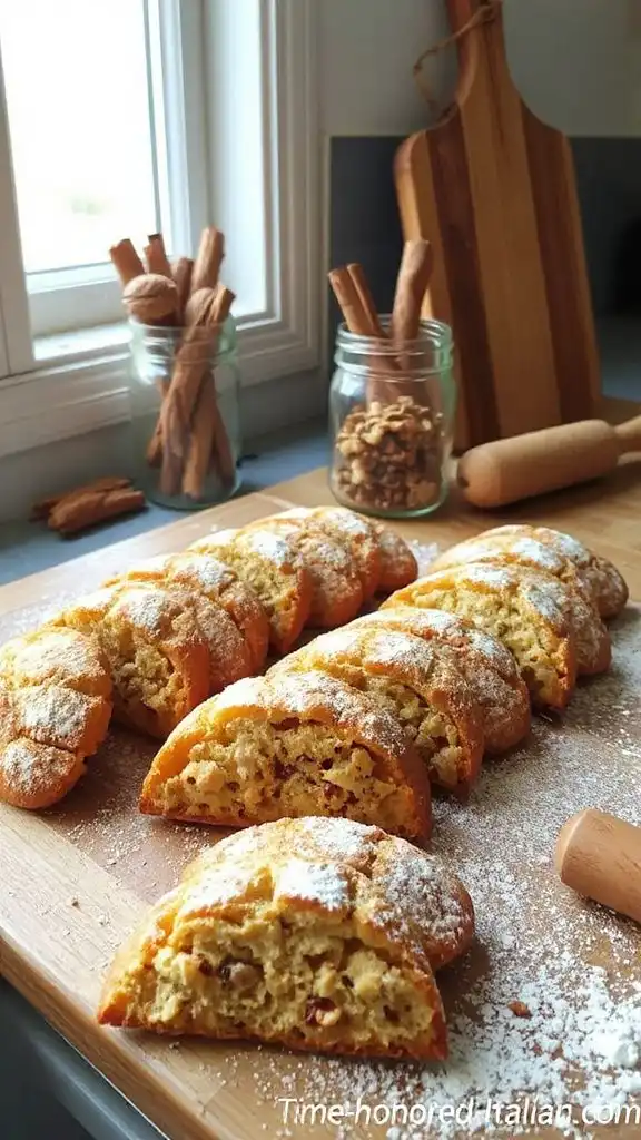 biscotti dough preparation steps