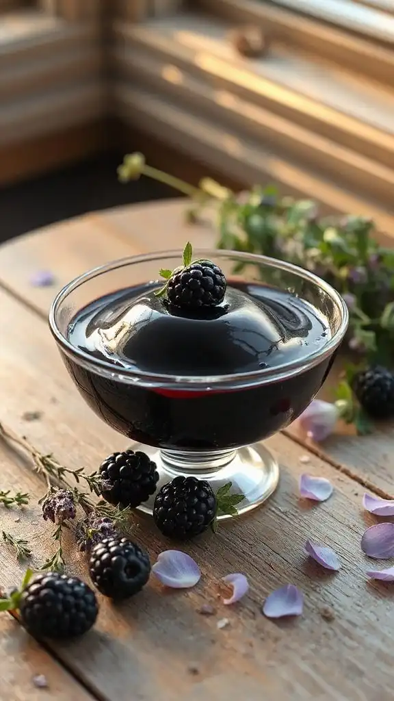 blackberry thyme gel e recipe