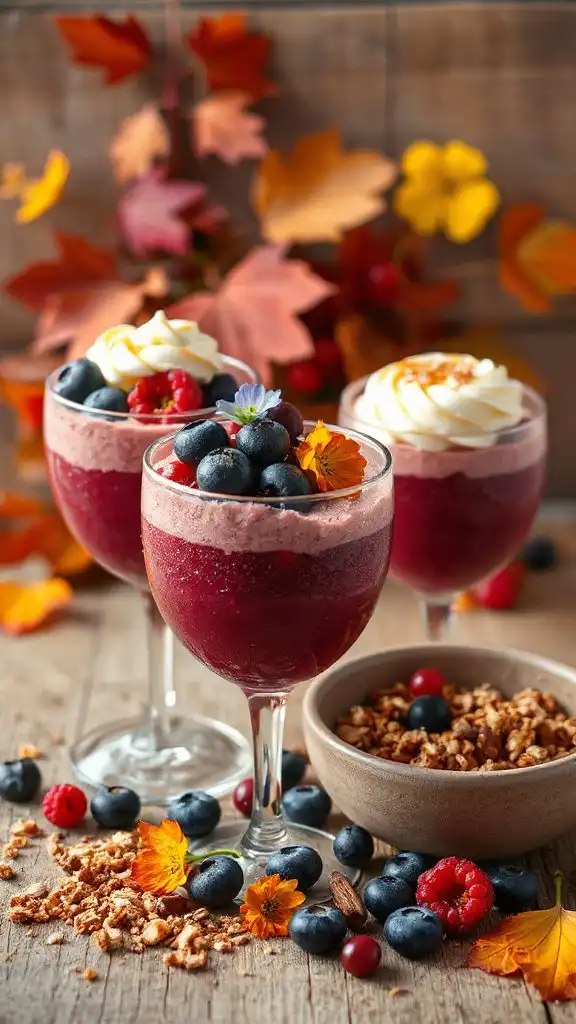 blueberry chai yogurt parfait