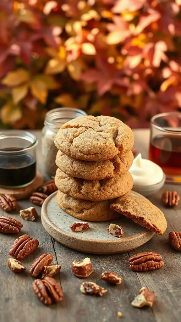 bourbon flavored chewy molasses cookies