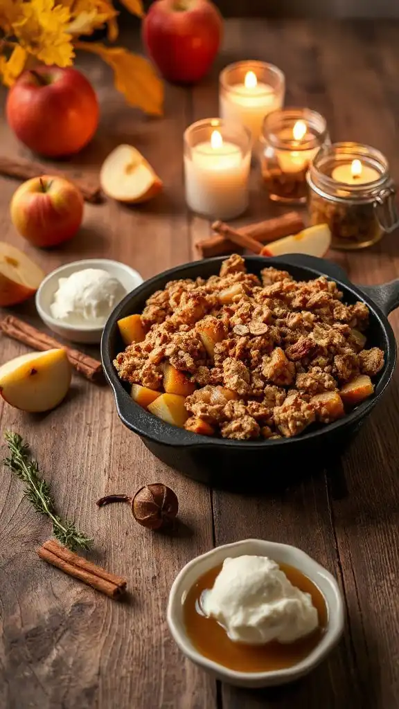 bourbon infused apple dessert delight