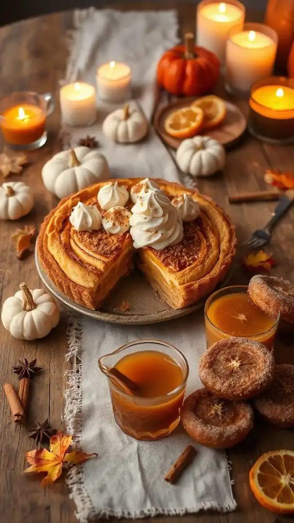 bourbon infused pumpkin pie delight