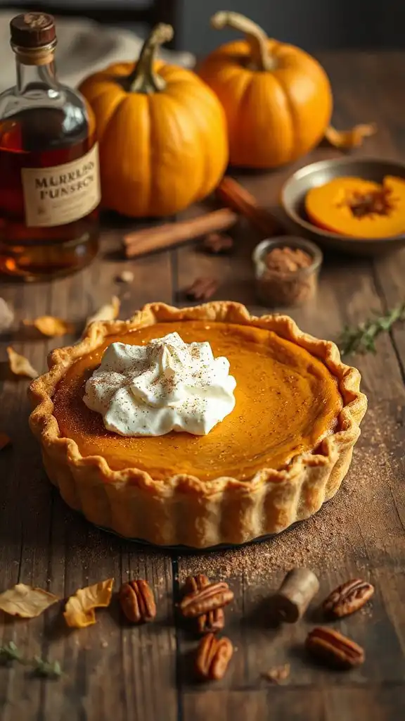 bourbon infused pumpkin pie recipe