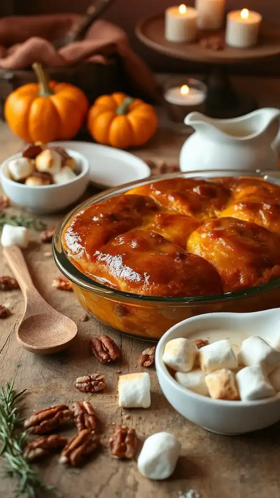 bourbon infused sweet potato casserole