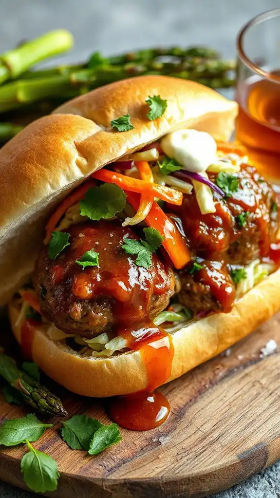 bourbon meatball sub recipe