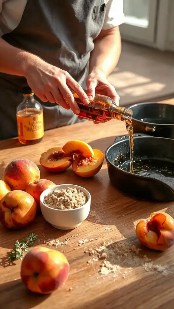 bourbon peach glaze recipe