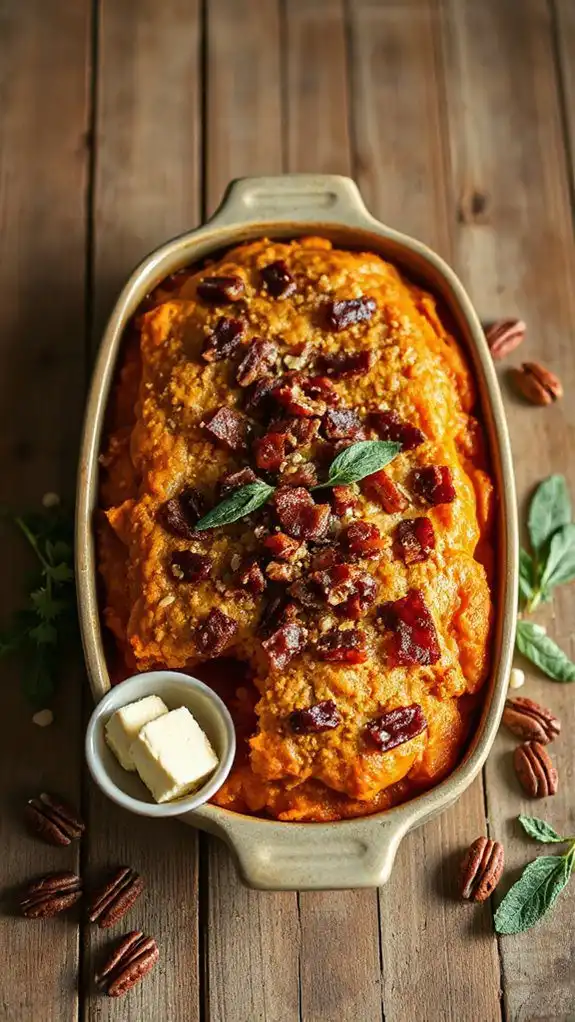 bourbon sweet potato casserole servings