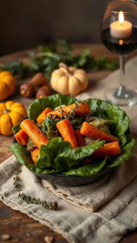 braised cabbage with carrots