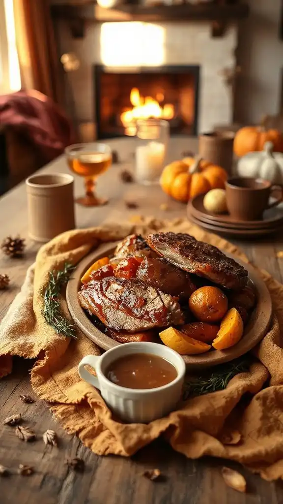 braised pork with apple cider braised pork with apple cider