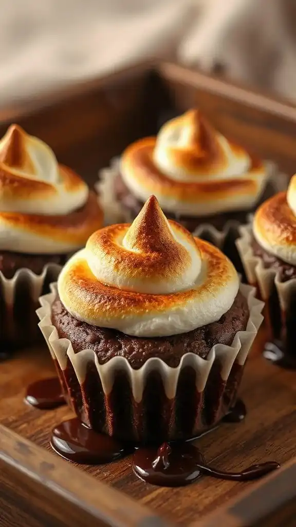 brown marshmallow topping delight