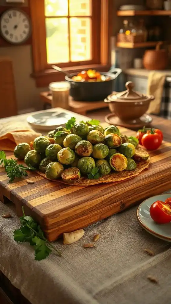 brussels sprouts honey mustard tacos