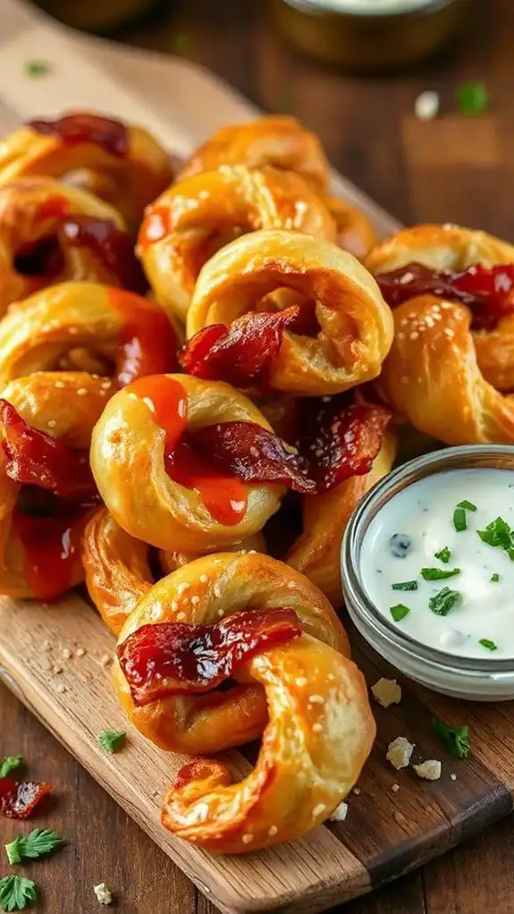 buffalo bacon twist appetizer