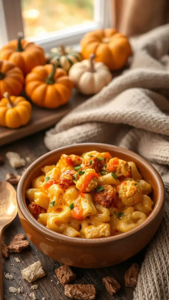 buffalo cauliflower mac and cheese