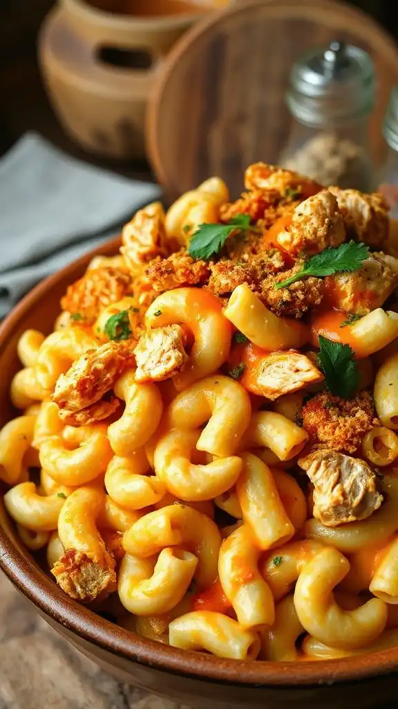 buffalo chicken mac and cheese