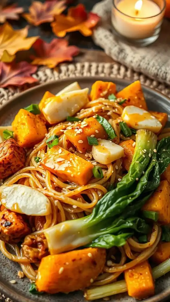 butternut squash bok choy stir fry