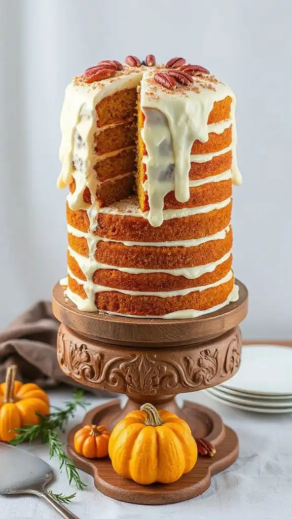 butternut squash cream cheese cake