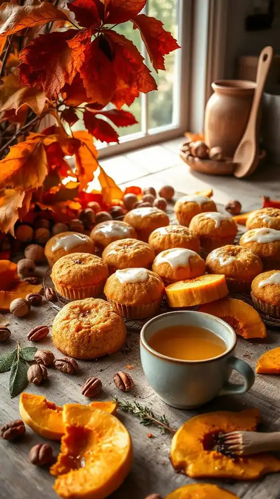 butternut squash mini cakes