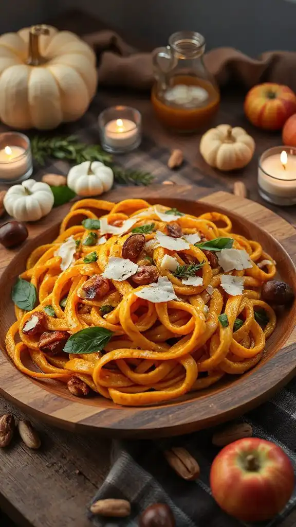 butternut squash pesto pasta