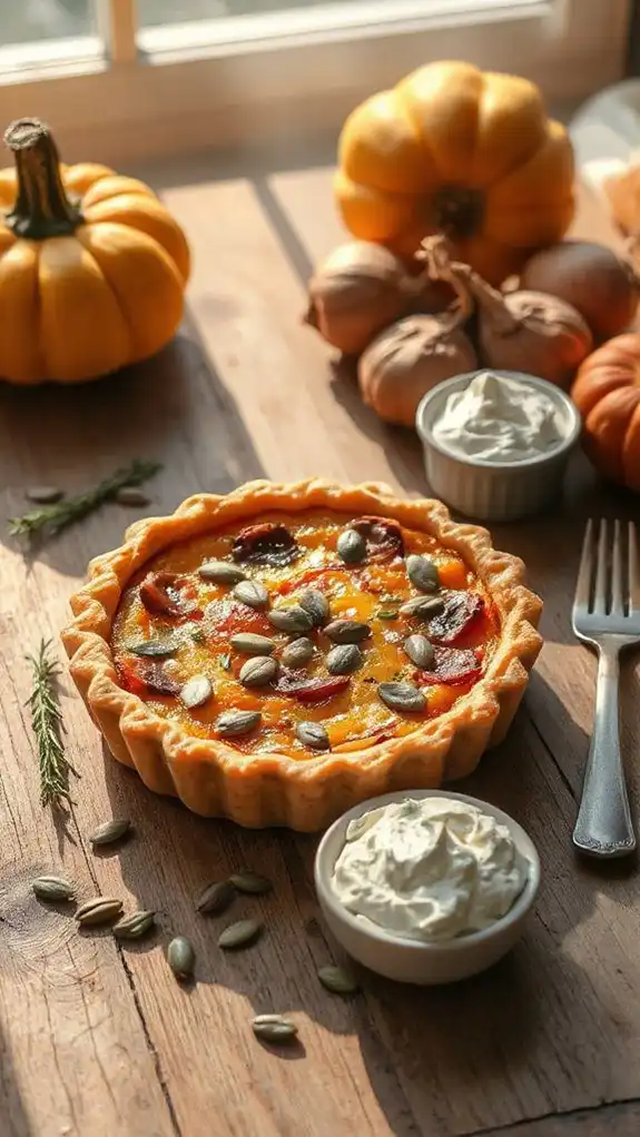 butternut squash quiche recipe