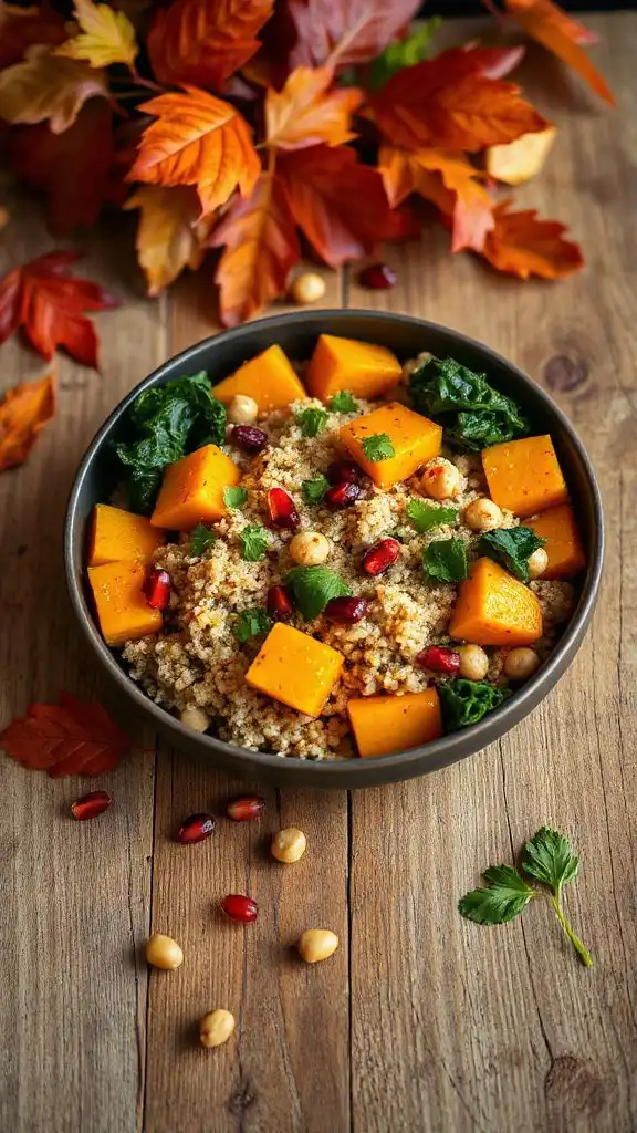 butternut squash quinoa bowl