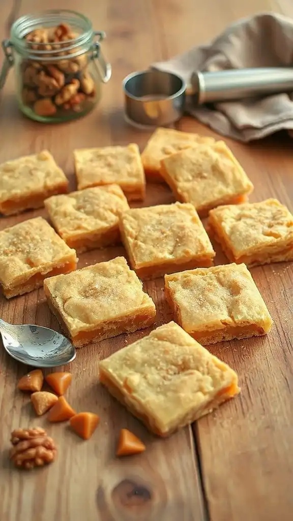 butterscotch shortbread squares recipe