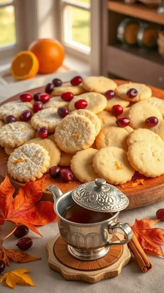 buttery cranberry orange cookies