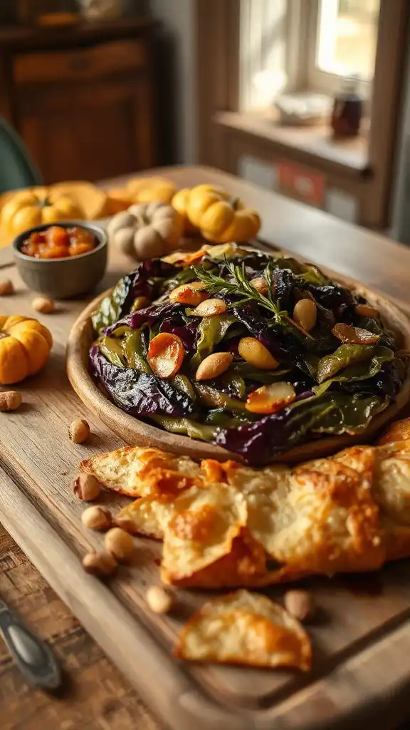 cabbage potato rustic galette