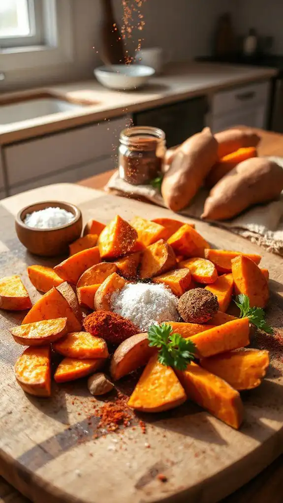 cajun spiced appetizer preparation