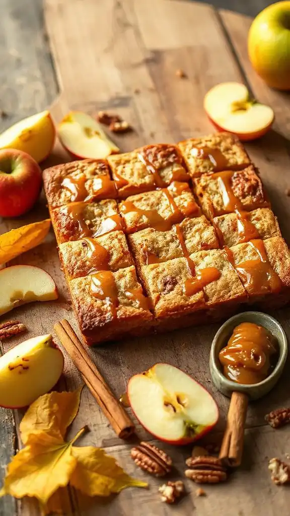 caramel apple blondies recipe