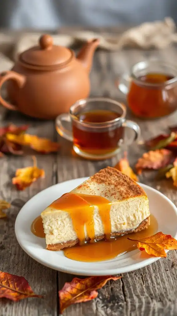 caramel apple cheesecake delight