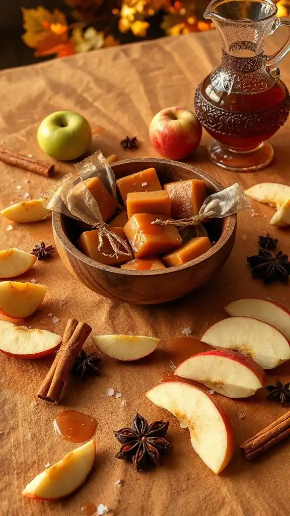 caramel apple cider delights
