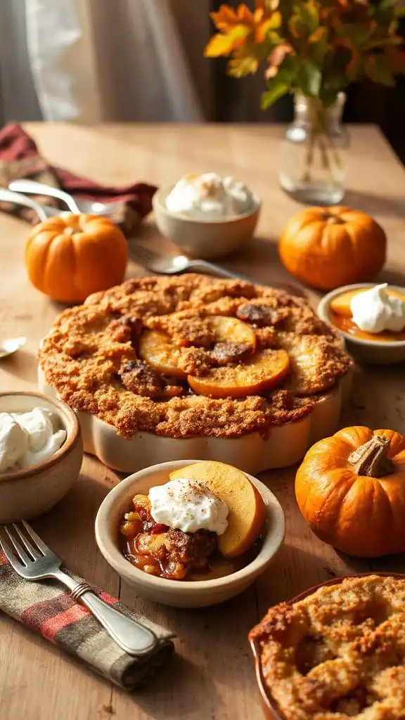caramel apple crumble delight