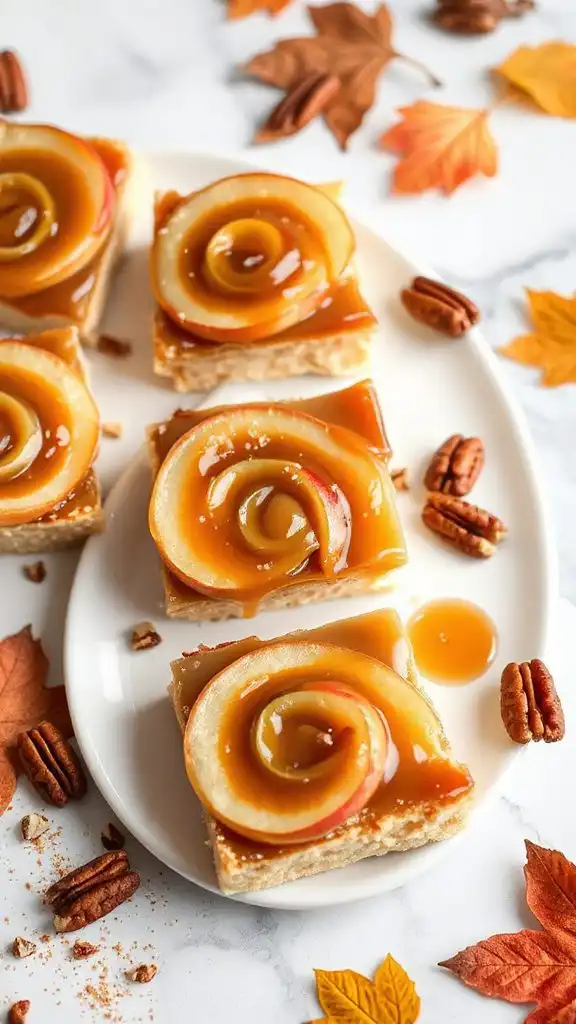 caramel apple dessert bars
