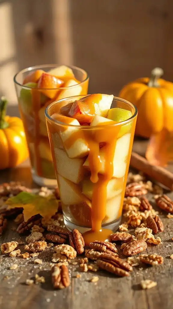 caramel apple dessert cups