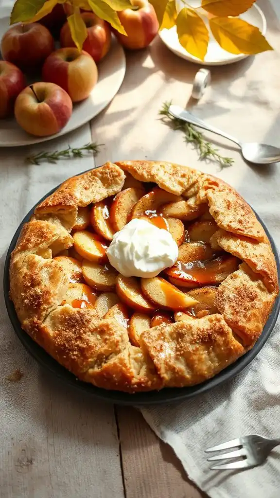caramel apple galette recipe