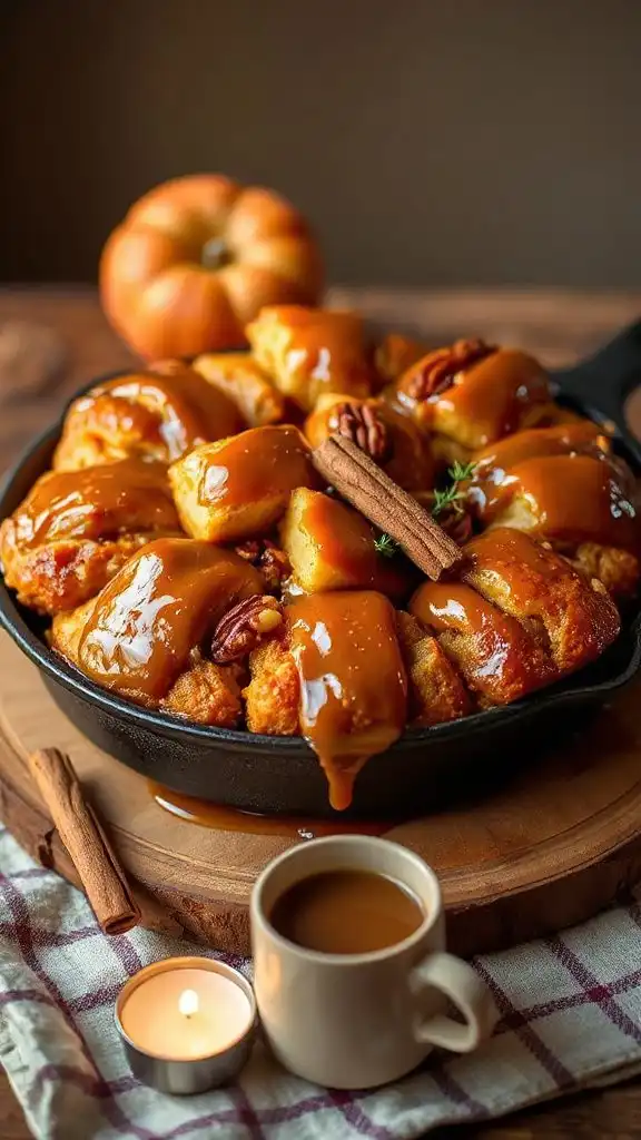 caramel apple monkey bread