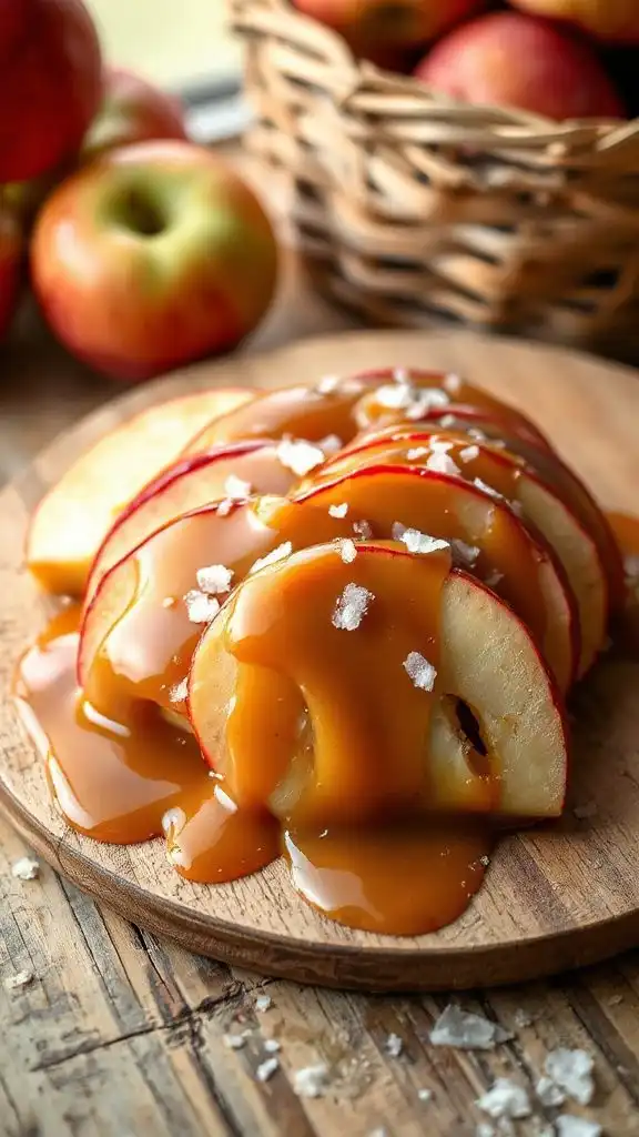caramel apple slices delight