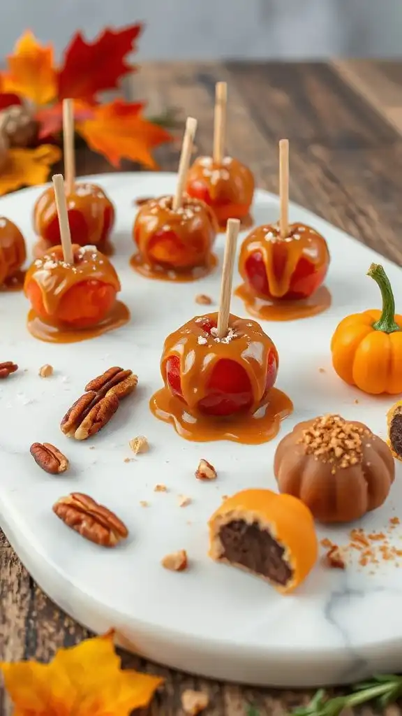 caramel coated apple snacks