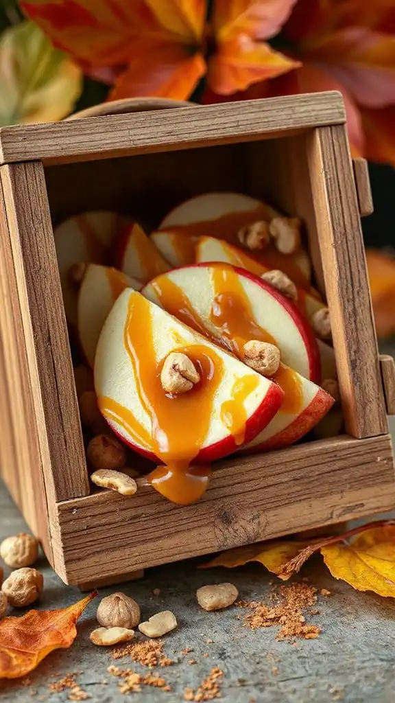 caramel coated apple treats